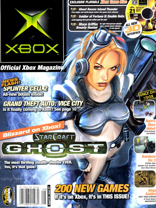 Official Xbox Magazine Issue 21 (August 2003) cover
